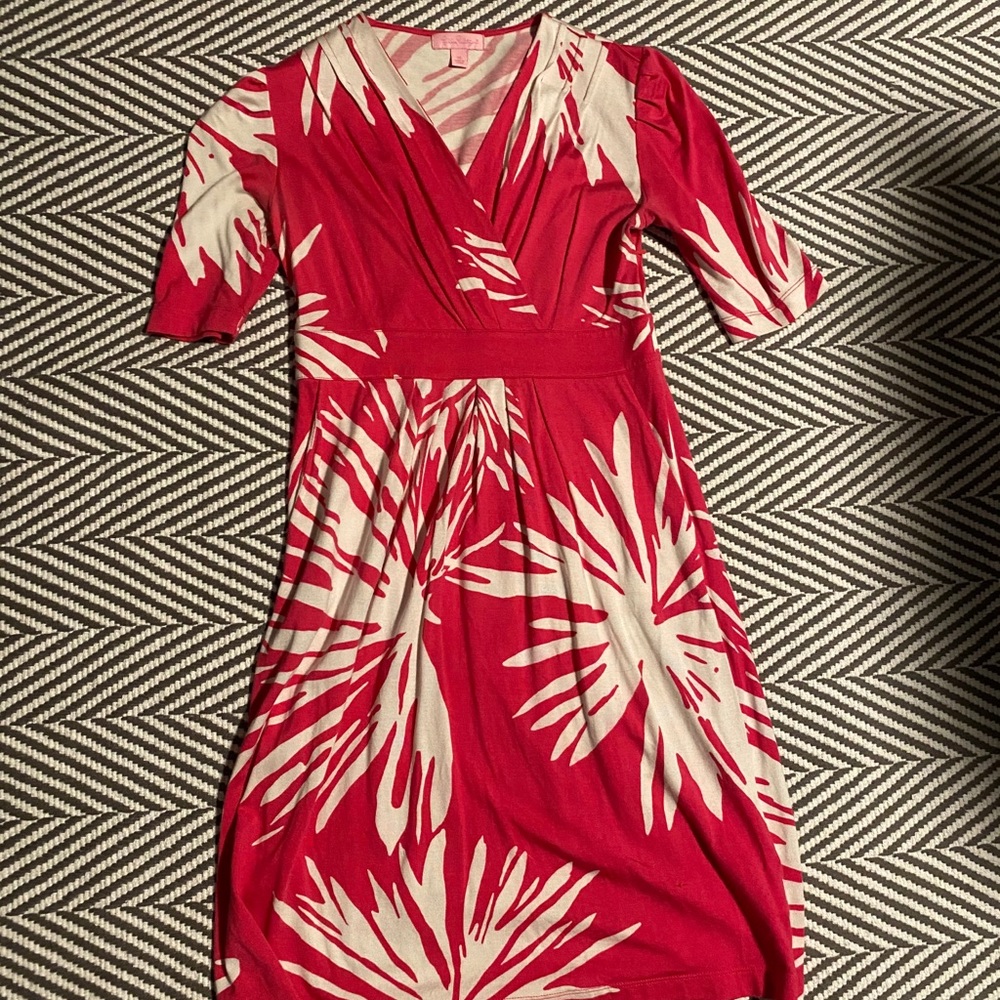 Lilly Pulitzer 3/4 length sleeve dress